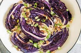 roasted red cabbage