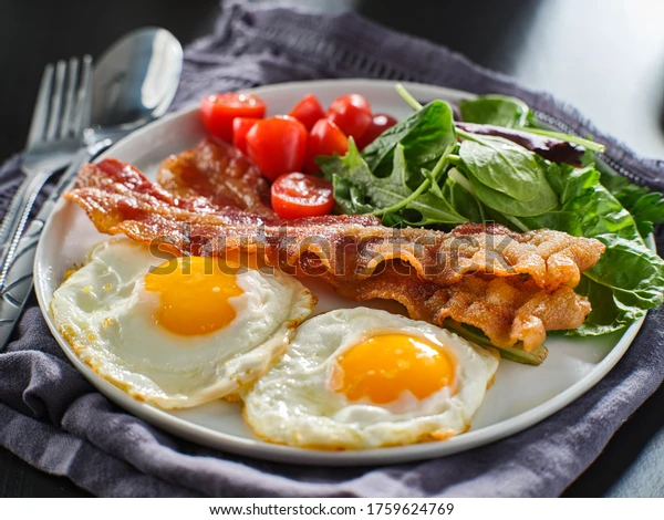 Keto Bacon and Eggs