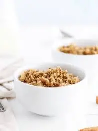 cinnamon quinoa bowl
