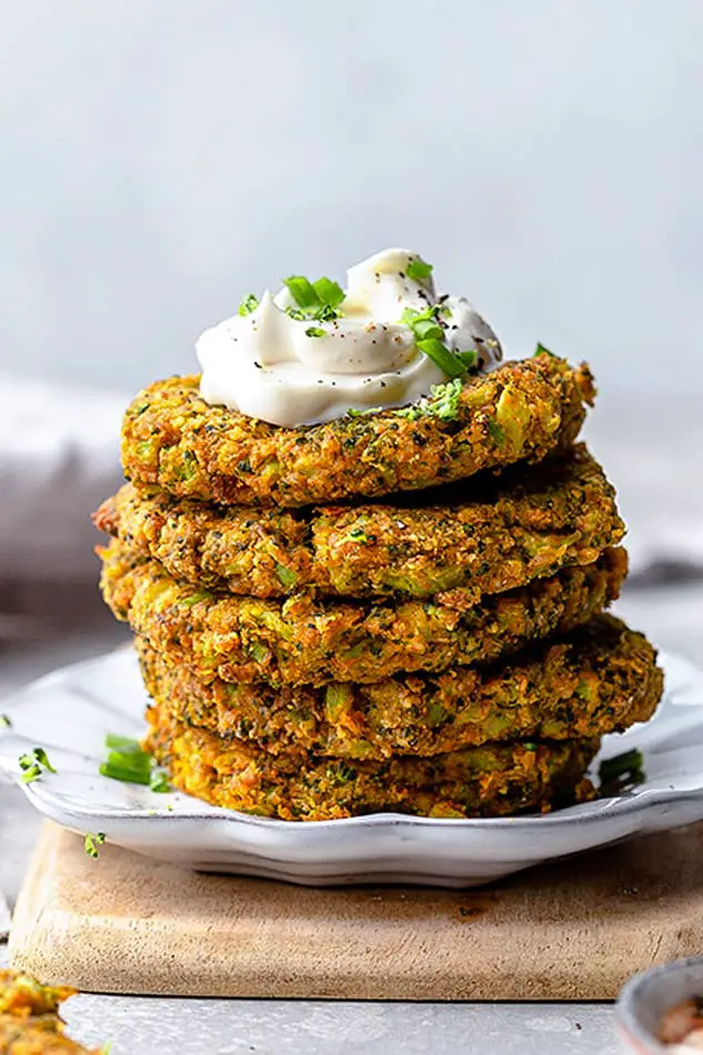 Keto Fritters Made with Cauliflowers